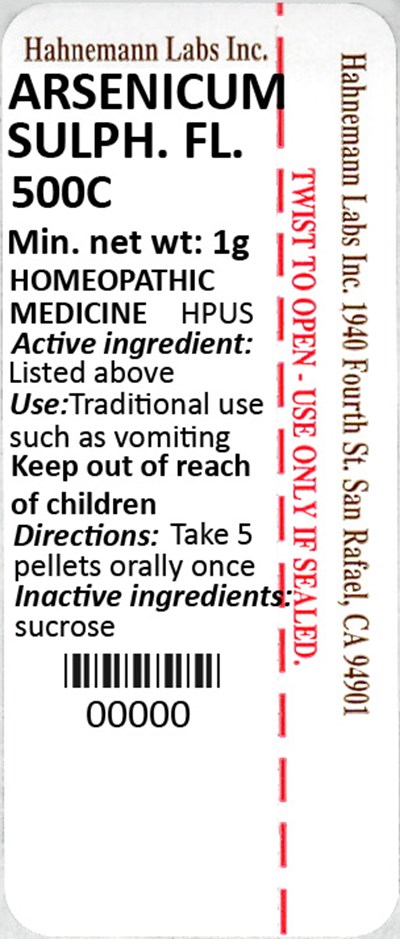 Arsenicum Sulphuratum Flavum 500C 1g.jpg Arsenicum Sulphuratum Flavum 500C 1g - Arsenicum Sulphuratum Flavum 500C 1g